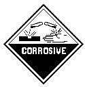 腐蚀性物品 UN Transport symbol for corrosive   substances